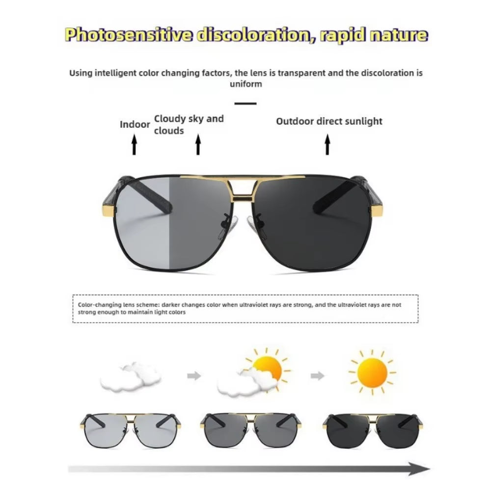 Day and Night Color-Changing Sunglasses Polarized Sunglasses Men Fishing Driving Driving Sunglasses